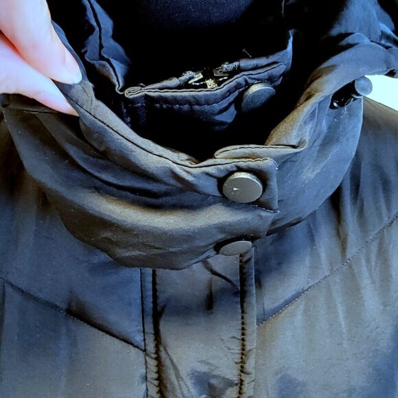 Black Winter Ski Parka Puffer Jacket Size Small - Picture 13 of 15